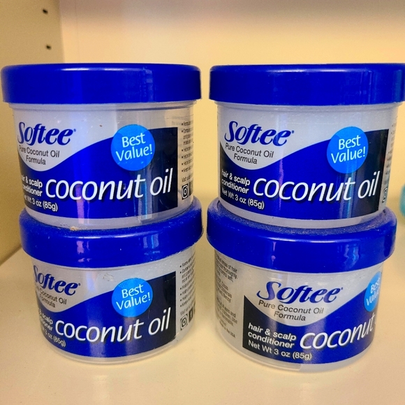 Softee Coconut Oil Hair & Scalp Conditioner 4 pack - Picture 1 of 2
